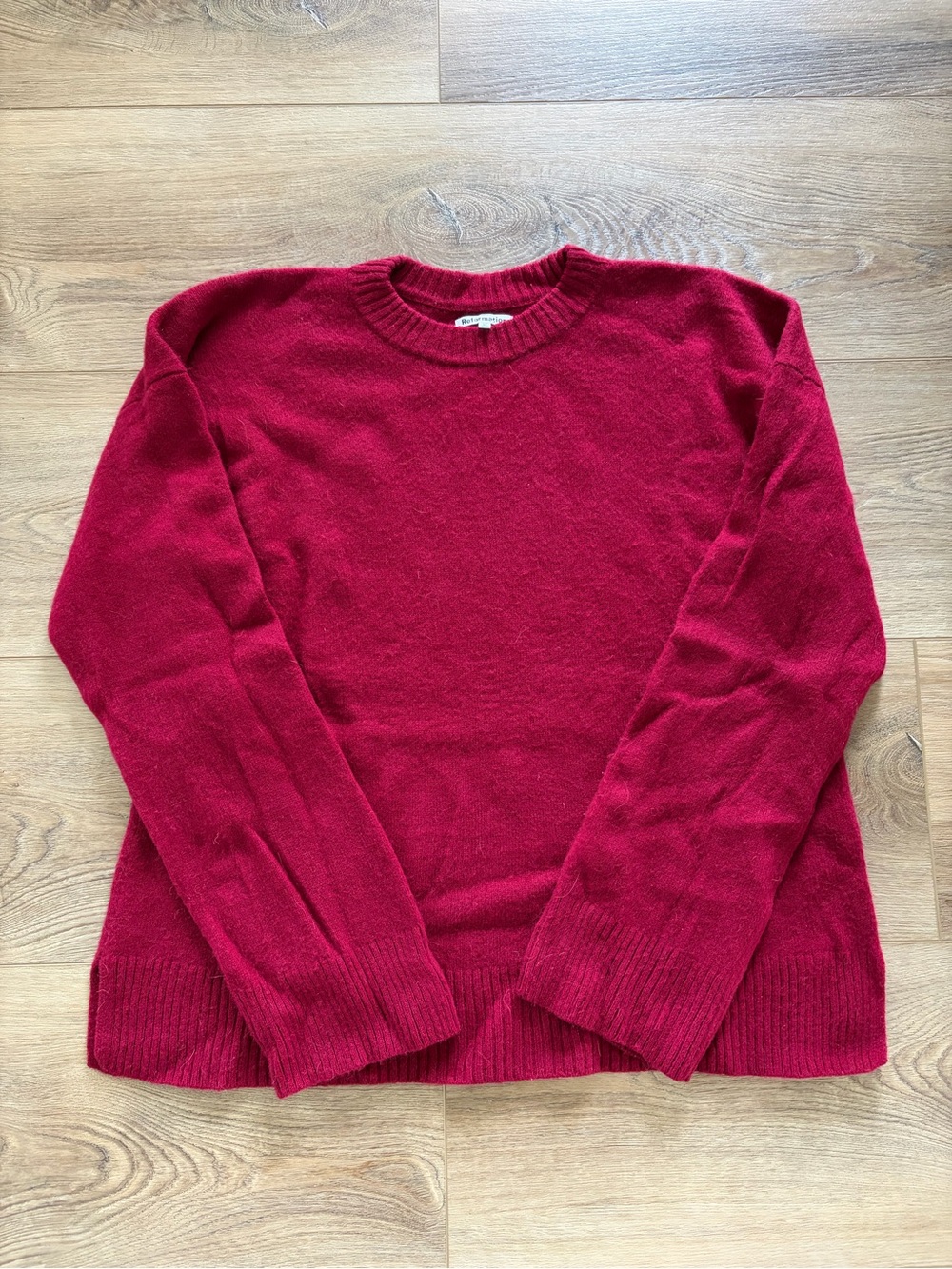 Reformation 100% Wool Crewneck Sweater